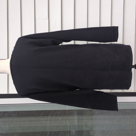 Vintage Nipon Studio Beaded Long 1/2 button Cardigan Sweater - Picture 5 of 14